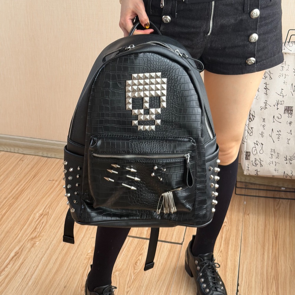 Sewing Zipper - Mochila Original con Diseño de Cocodrilo