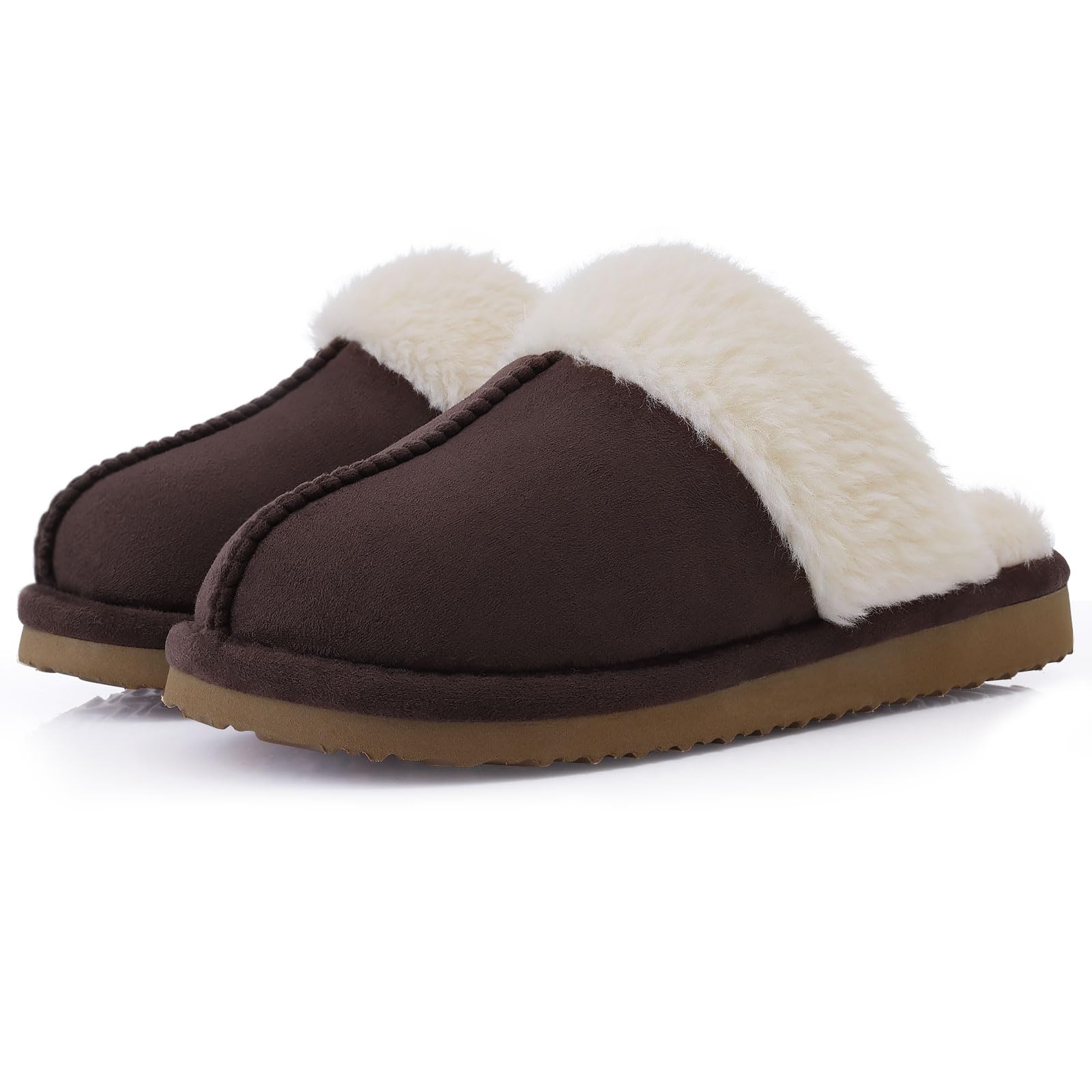 Sewing House - Litfun, zapatillas peludas de invierno para