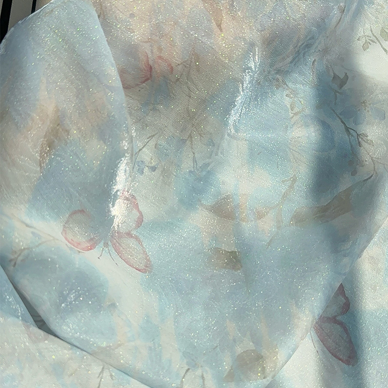 Sewing Cloth - Tela estampada digital de jacquard floral