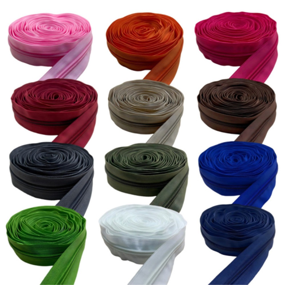 Textile Sewing Factory - 5 # Rollos de Cremalleras de