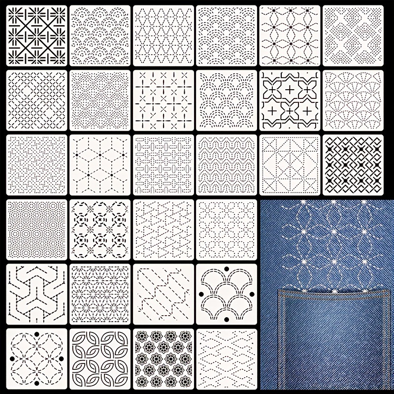 Sewing Expert - 30 Uds plantillas de bordado patrones