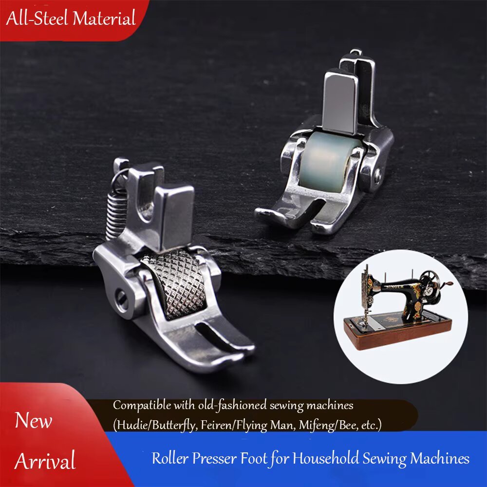 Sewing Expert - Prensatelas de rodillo de acero para