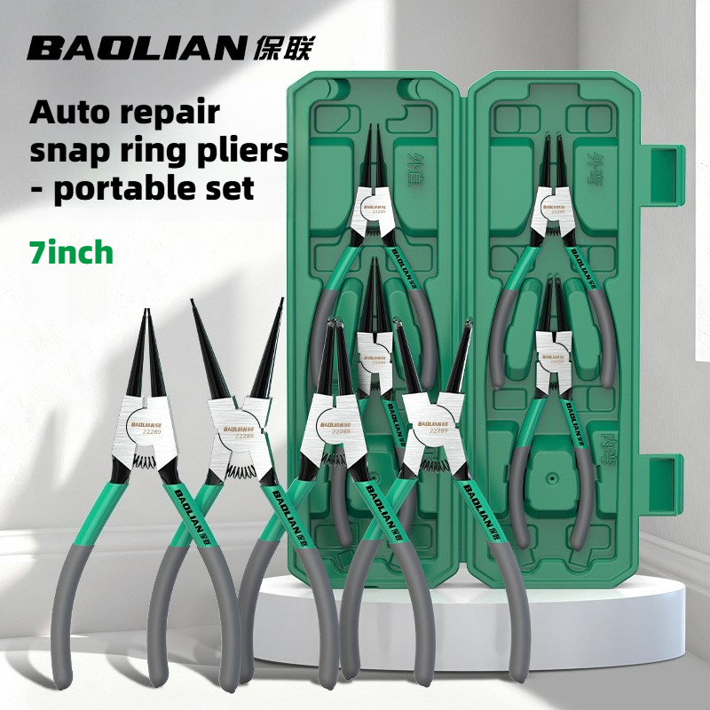 Snap Button Plier - Juego de alicates para circlips BAOLIAN,