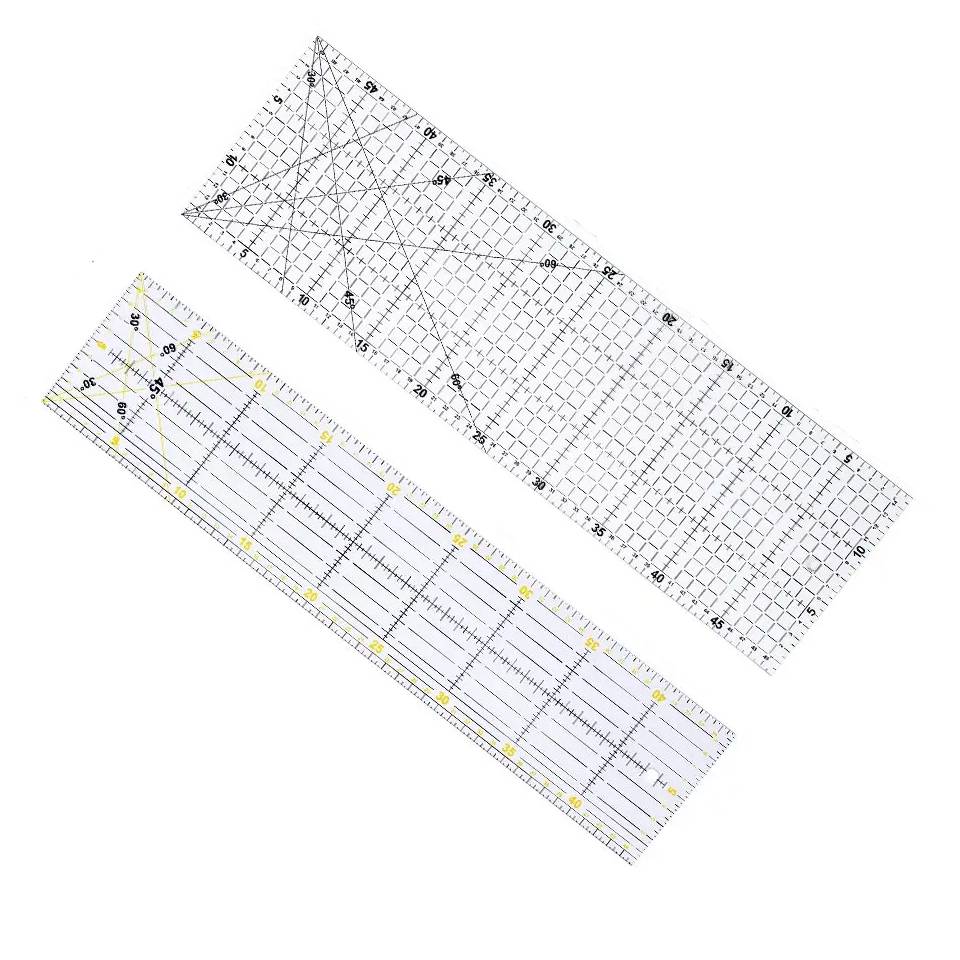 Sewing Gauge Ruler - Fenrry-Regla de retales acrílicos de varios