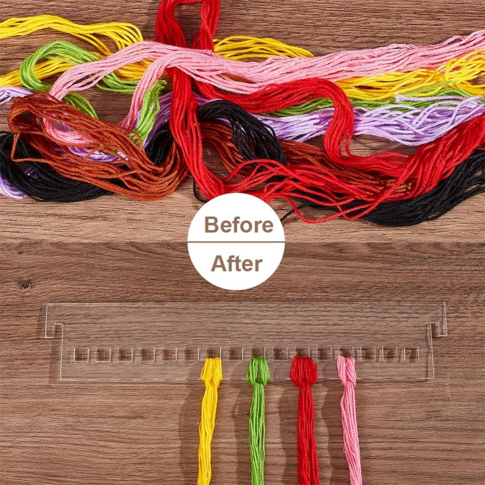 Organizador de hilo de 16 posi - Embroidery Floss Thread reseña y precio