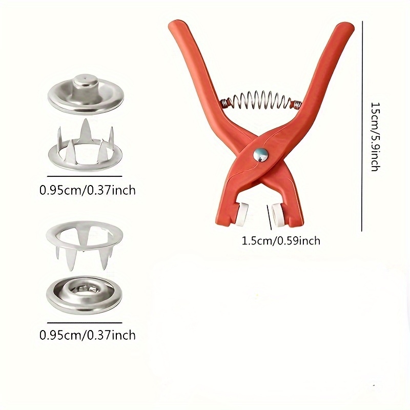 Juego de 50 Pinzas Manuales pa - Snap Button Plier reseña y precio