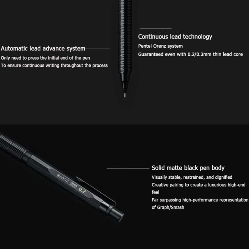 Pentel Lápiz Profesional ORENZ - Pentel Pen Energel reseña y precio