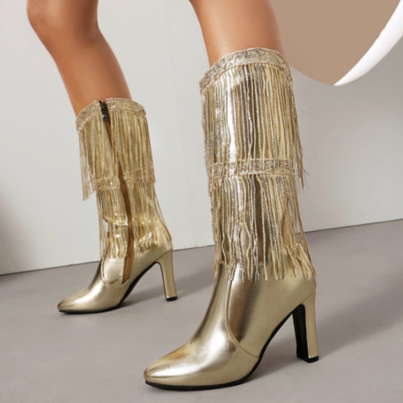 Botas entresuela con borlas y  - Sewing Zipper reseña y precio