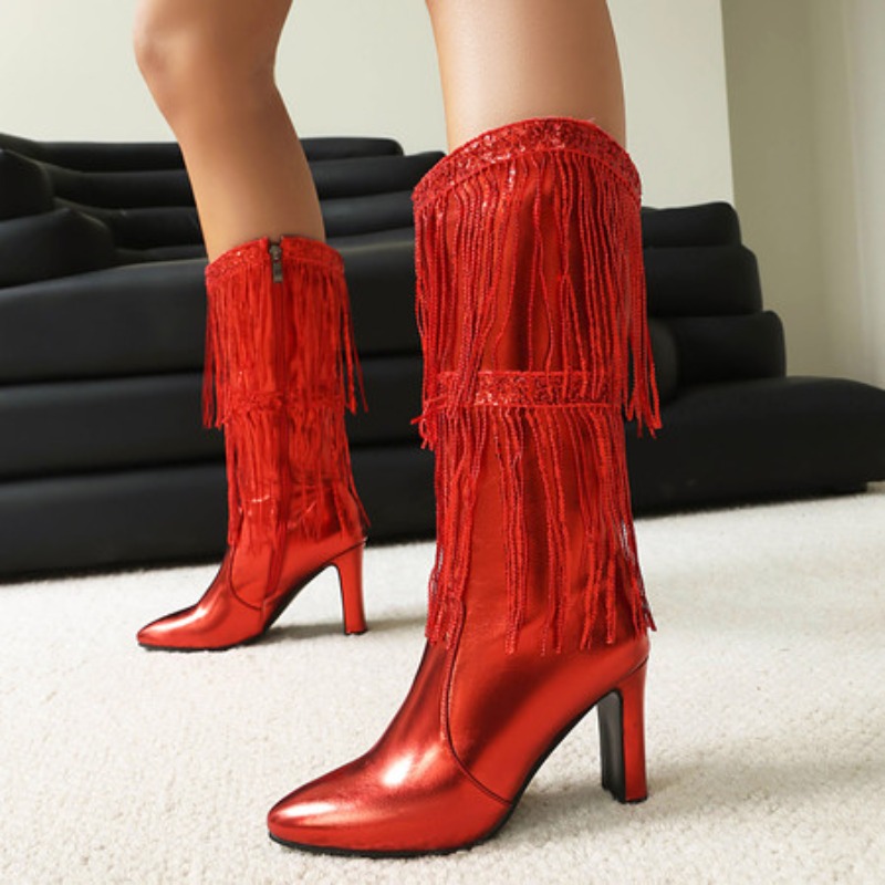 Botas entresuela con borlas y  - Sewing Zipper reseña y precio