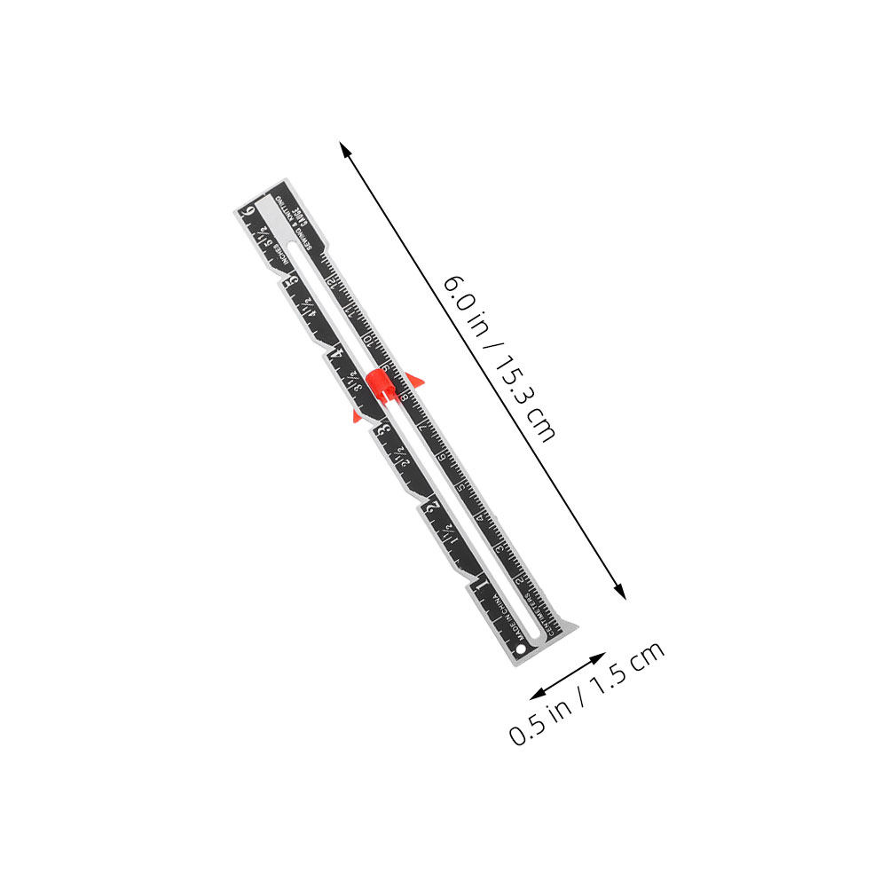 Juego de 8 reglas deslizantes  - Sewing Gauge Ruler reseña y precio