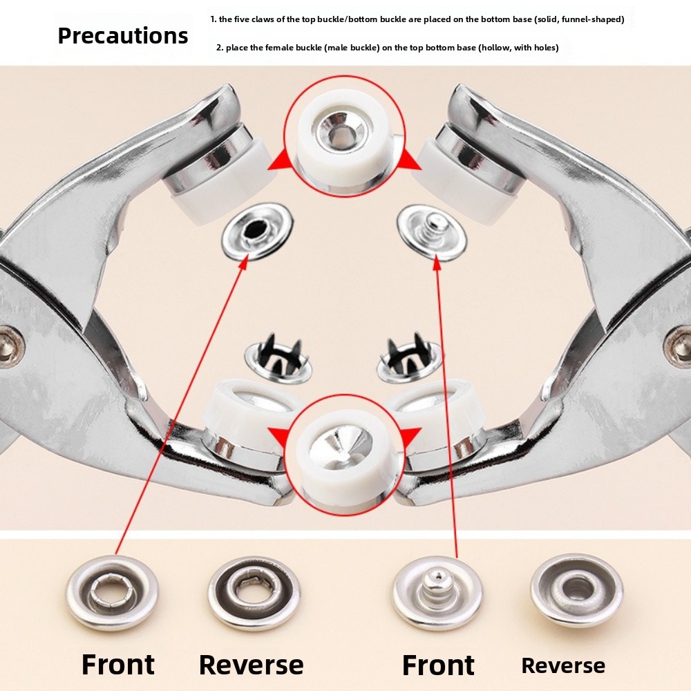 Kit de alicates para botones a - Snap Button Plier reseña y precio