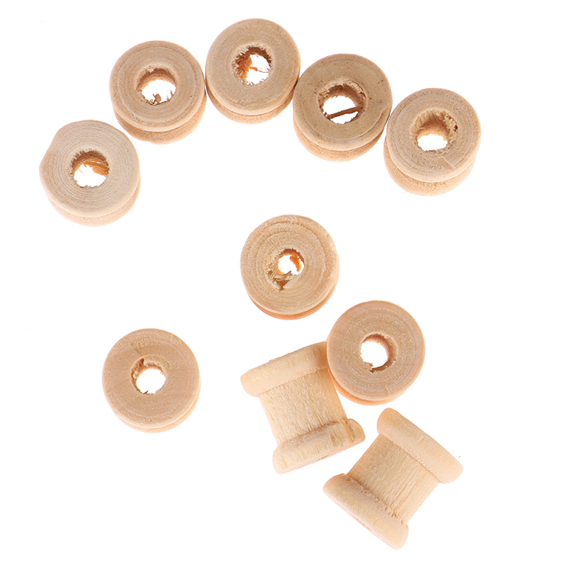 100 Bobinas de Madera Vacías p - Thread Bobbins Empty reseña y precio