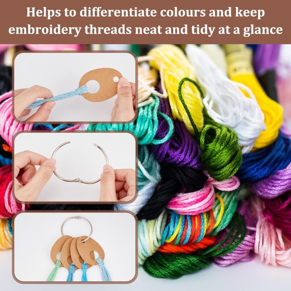 100 Uds. De gotas de hilo de l - Embroidery Floss Thread reseña y precio