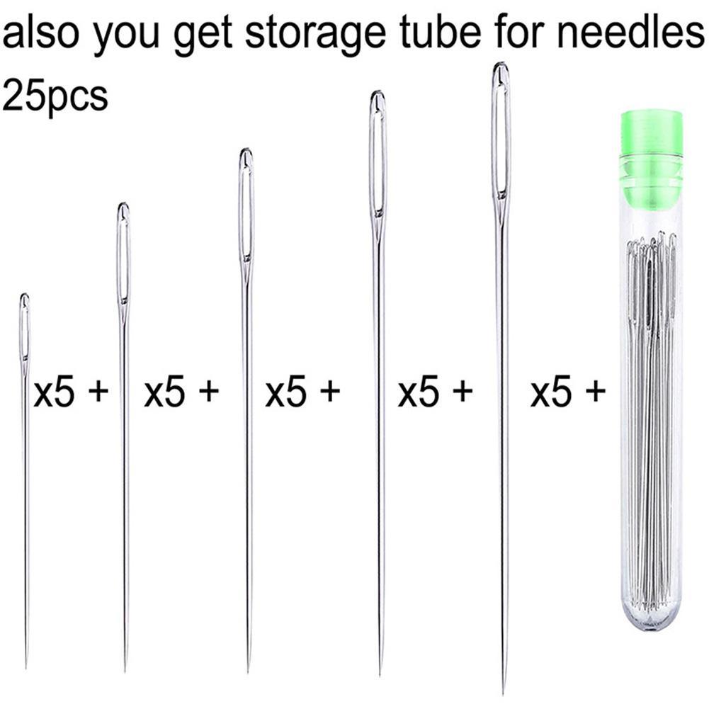 25 uds agujas de coser de ojo  - Sewing Necessities reseña y precio