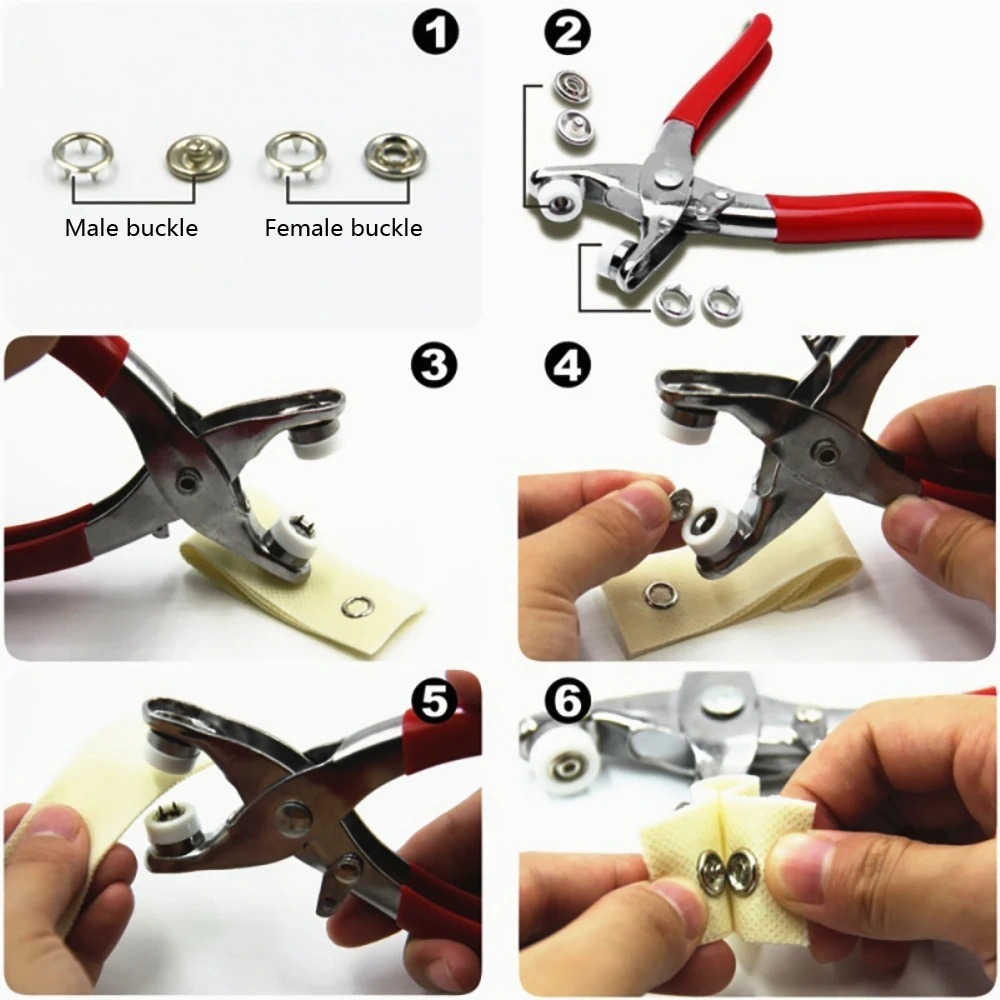 Kit de botones a presión de 9. - Snap Button Plier reseña y precio