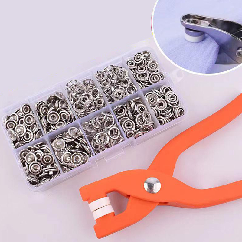 50 botones metálicos de presió - Snap Button Plier reseña y precio